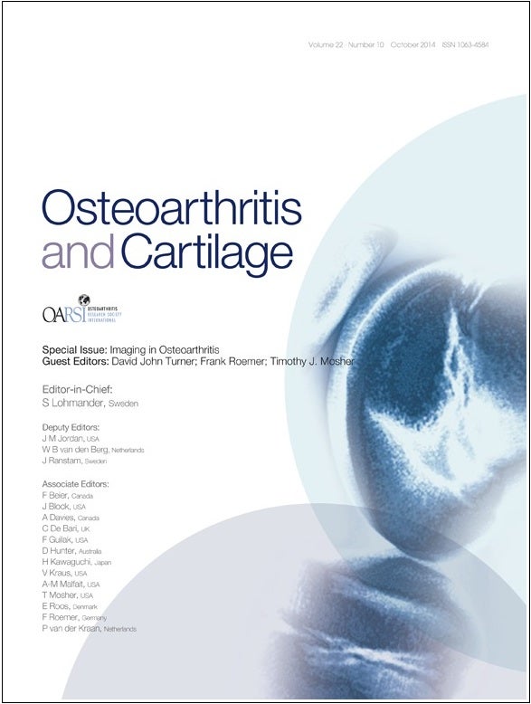 Imaging in Osteoarthritis Study Published